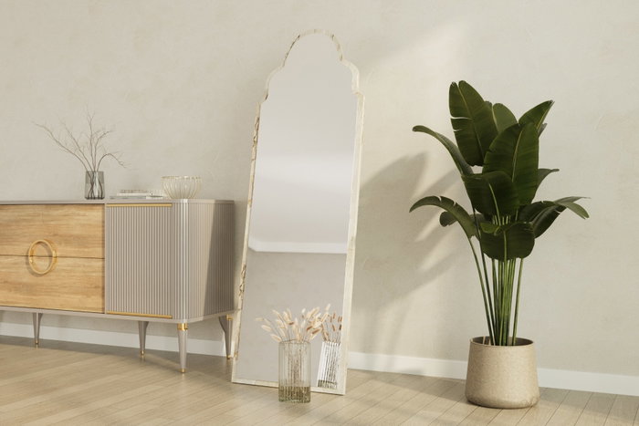 Hanah Home Espejo Ephesus Marble 50x160x2.2 cm Color Éfeso y Mármol